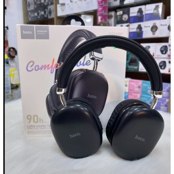Hoco W35 Max 90H d'autonomie - Casque Sans Fil Bluetooth 5.3 - AUX / TF CARD / BT