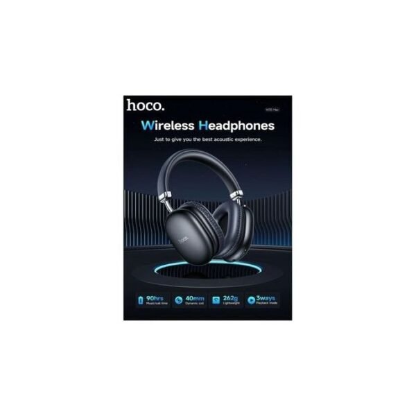 ⁦Hoco W35 Max 90H d'autonomie - Casque Sans Fil Bluetooth 5.3 - AUX / TF CARD / BT⁩ - الصورة ⁦5⁩
